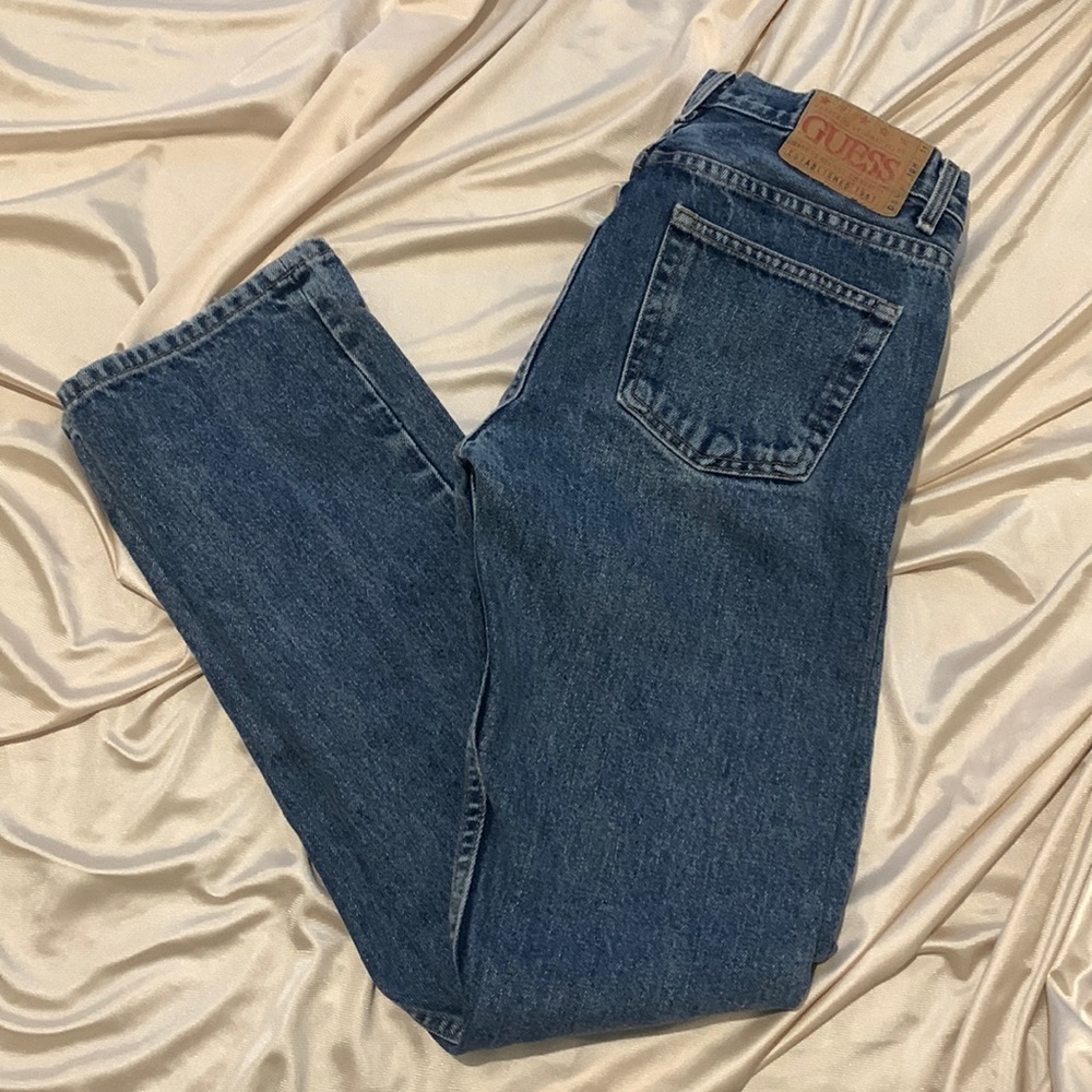Vintage Guess Blue Jeans Size 28 / Small | Guess Denim STYLE 10046 CUT 52348